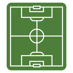 Detailed Soccer Field Diagram with Goals and Tactical Layout © MAXIMUMIT