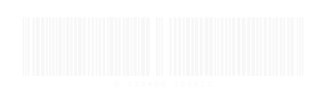 White barcode transparent background with label example bar code symbol clipart png for tattoo sticker scan reader design illustration