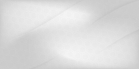 Metal Hexagon Fence Background Texture on a white background. White honeycomb on a white background. Isometric geometry. 3D illustration © Sonia