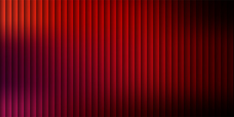 Futuristic vibrant vertical ribbed lines that distorts vivid red blue diagonal gradient. Vivid and colorful visual perfect for modern design, technology backgrounds, or creative advertising projects