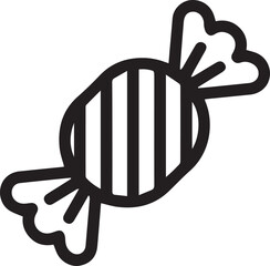 Fototapeta premium unique minimalist candy vector icon