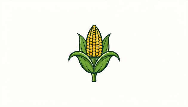 Vibrant Corn on the Cob - A Fresh and Delicious Harvest.