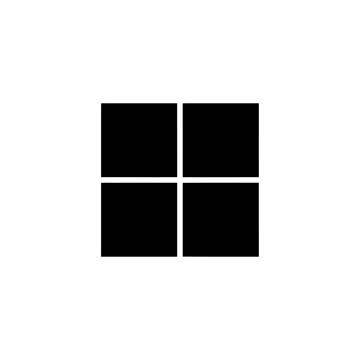 Four Squares Grid - Simple Geometric Design Illustration.
