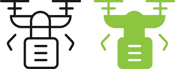 Unique and modern Drone Controller Icon © Md