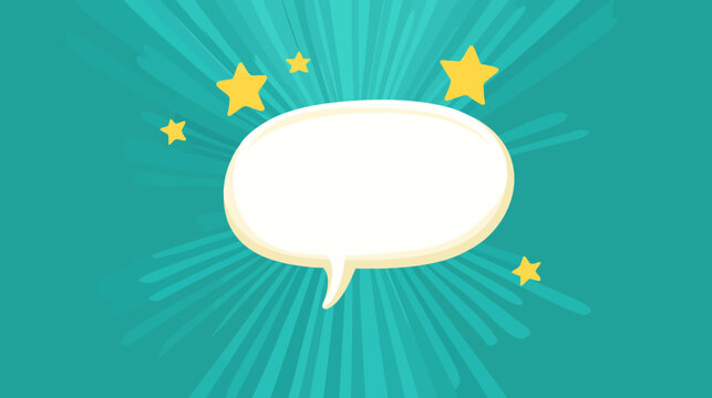 The design features a pop art splash background with an explosion, inspired by comic books, on a blank layout template that includes halftone dots and a comic bubble, and is further enhanced by a