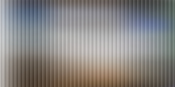 Dark grey green khaki ribbed glass. Vector ribbed glass texture background. Mesh gradient. acrylic ribbed bath surface. Reeded glass background semitransparent overlay. Bath wall window