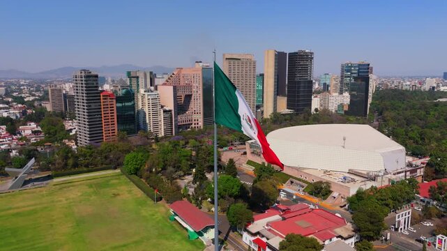 Mexico Flag - Mexico City