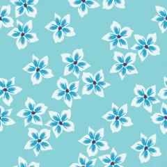 Cute pattern in small flower. Small colorful flowers. White background. Ditsy floral background. The elegant the template for fashion prints. - Vector © Faiz
