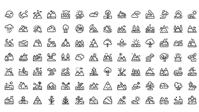 Various Warning and Information Symbols.