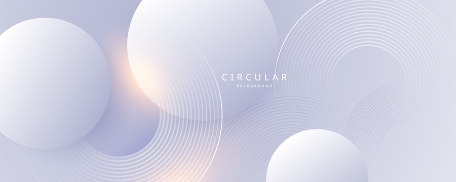 Abstract gradient background with soft circular shapes vector.