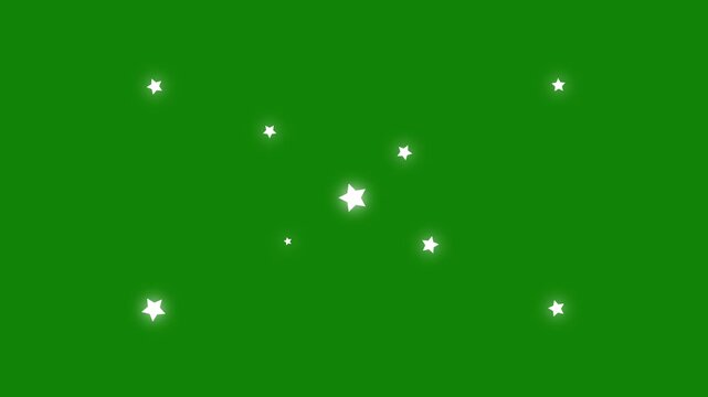 White twinkle sparkles camera flashes light, glowing lighting effect sparkle video animated background, Blinking retro vector stars and dots, twinkling starry night sky