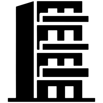 Modern residential building with multiple floors for urban living and housing solutions