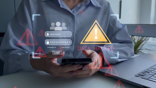 Cybersecurity alert notification.Protect profiles from hacks. Strong passwords, MFA, and monitoring prevent cyber attacks, credential theft and unauthorized access.	
