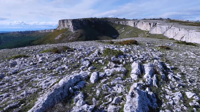 Winter landscapes in the Valderejo Natural Park in the municipality of Valdegovia in the province of &Aacute;lava. Basque Country. Spain. Europe