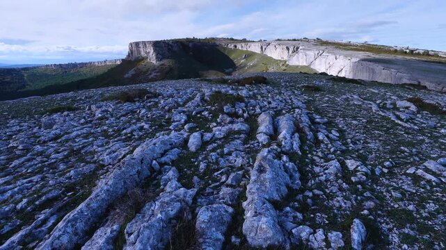 Winter landscapes in the Valderejo Natural Park in the municipality of Valdegovia in the province of &Aacute;lava. Basque Country. Spain. Europe
