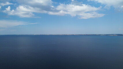 Fototapeta premium Blue sea and beautiful coastline