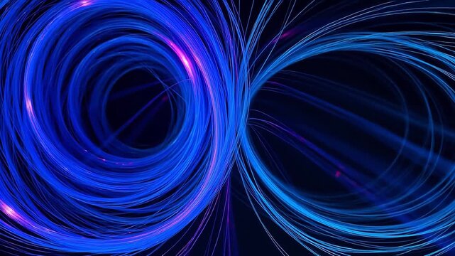 Abstract swirling light patterns