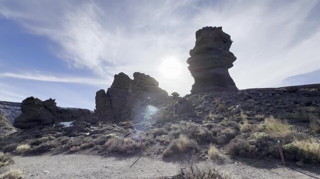 Roques de Garcia Rock Formations Teide National Park Tenerife Winter
