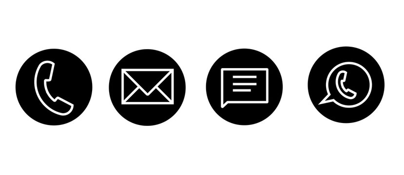 email call message chat text support contact us icon sets png file type