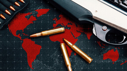 Iran USA conflict over territory and resources in the Middle East during a rising tension period