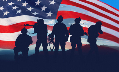 Obraz premium Service members display readiness in a military setting amid ongoing tensions between nations