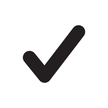 Check symbol - Vector flat minimal icon
