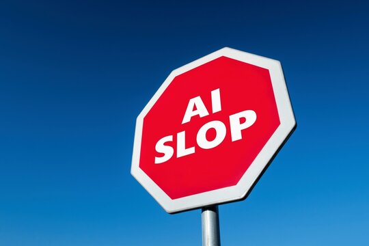 Stop AI Slop, low quality content generated by Artificial Intelligence