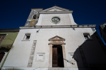 Obraz premium Fornelli, Isernia, Molise. Church of San Pietro Martire 0226V