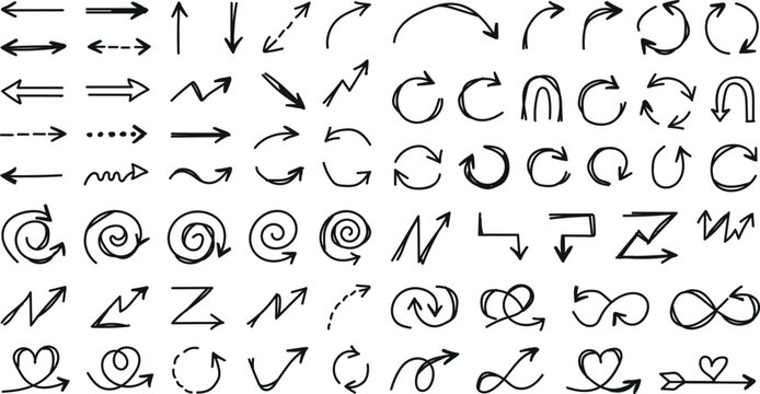 A collection of various cursive and handwritten alphabet letters and symbols