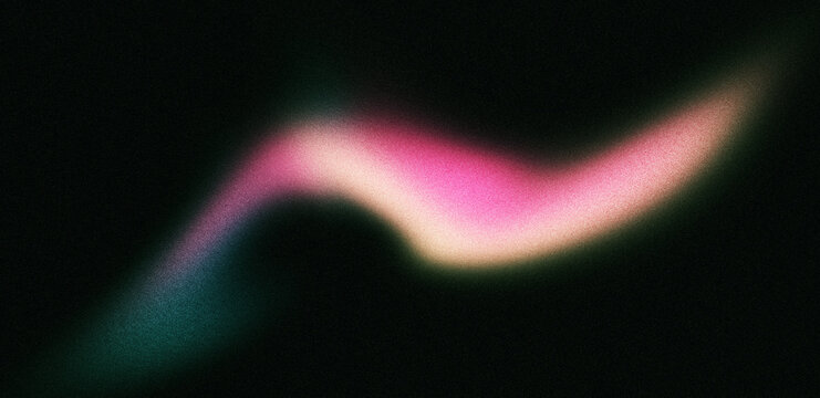 Dynamic abstract gradient background, vibrant orange pink dark blue colors shapes, with grainy noise texture poster banner backdrop wallpaper design