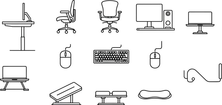 Desktop Computer Outline Images – Browse 129,131 Stock Photos, Vectors ...