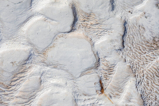 Natural travertine texture with unique patterns