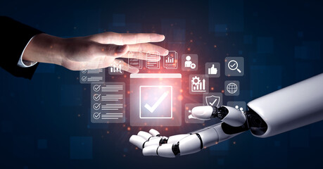 Artificial intelligence supports business process checklist, ensuring quality assurance, workflow...