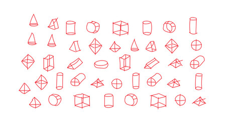 Collection of various gemstone illustrations