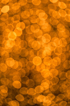 Abstract circles of light resembling rain droplets