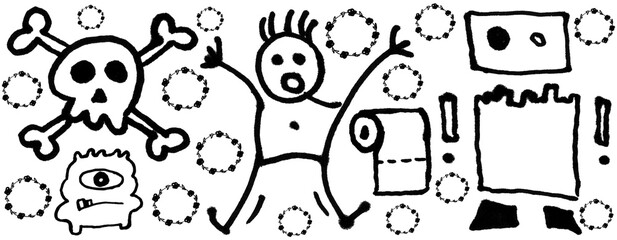 A serene landscape of a mountain range at sunset on transparent background