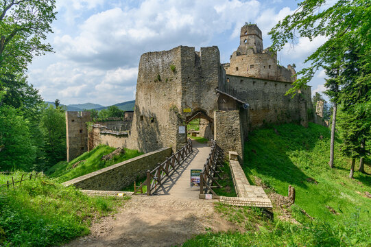 Zborov Castle ruins, Slovakia