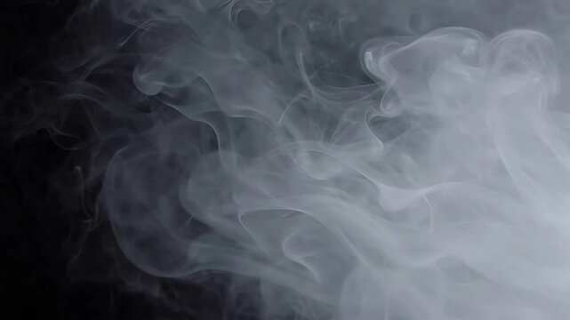  swirling smoke on dark background