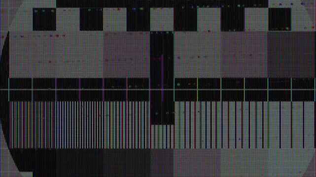 Analog CRT Glitch and Signal
