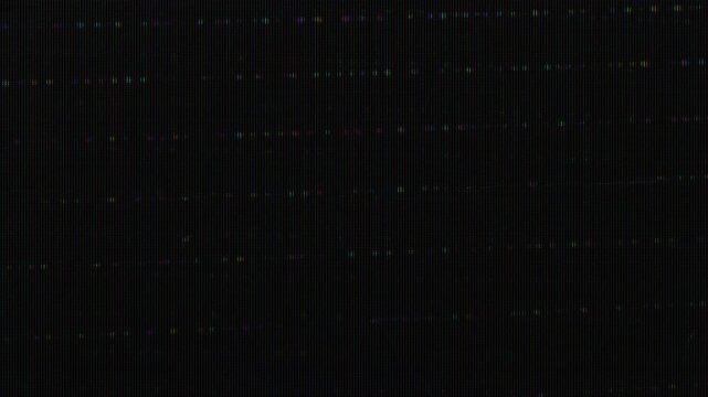 Analog CRT Glitch and Signal
