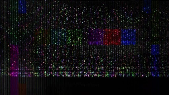 Analog CRT Glitch and Signal

