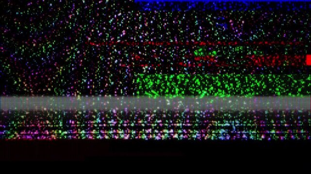 Analog CRT Glitch and Signal
