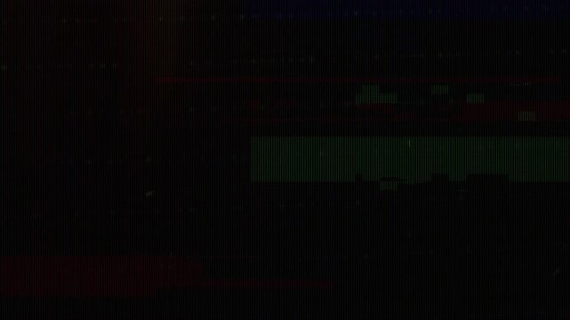 Analog CRT Glitch and Signal
