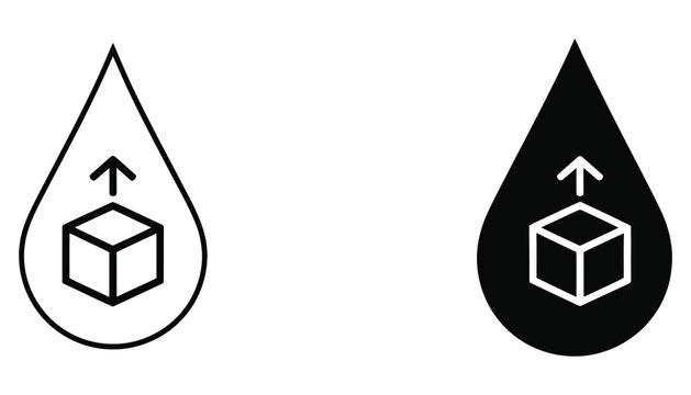 Blood sugar icon set, linear style sign for mobile and web design, vector illustration on white background, minimalist line graphics for health