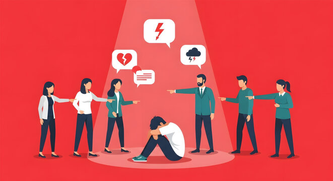 People experiencing social anxiety and bullying.