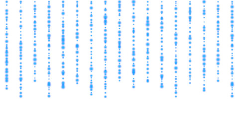 Blue Christmas glitter sparkle fairy string lights overlay with glowing particles shimmer magic festive decoration luxury party light effect isolated on transparent background PNG © SharminAkter