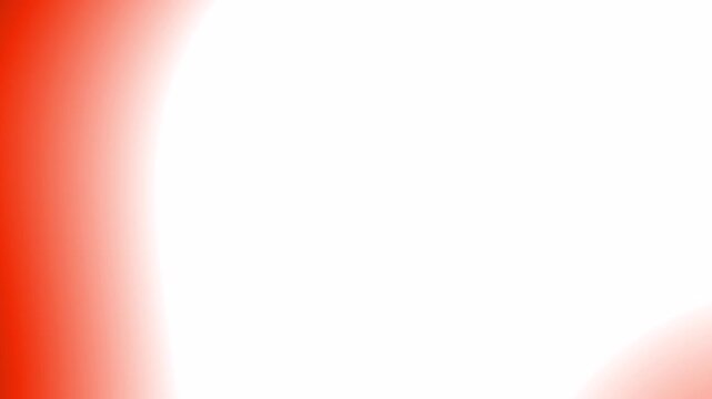 Bright white and red gradient light leak overlay with vintage film burn effect, 4K video