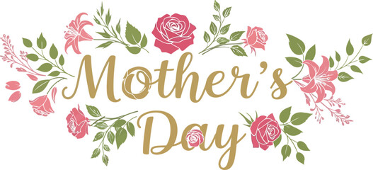 Mother's day floral greeting © MstSharibun