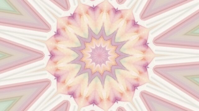 Pastel pink purple geometric mandala pattern