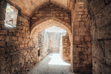 Fototapeta premium an ancient fortress made of stone